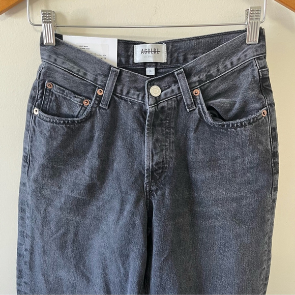 AGOLDE V-Waist Baggy Jeans Size 24 - Picture 8 of 14